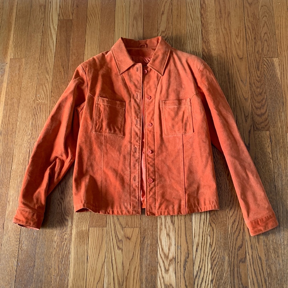 Wilsons Leather orange coat